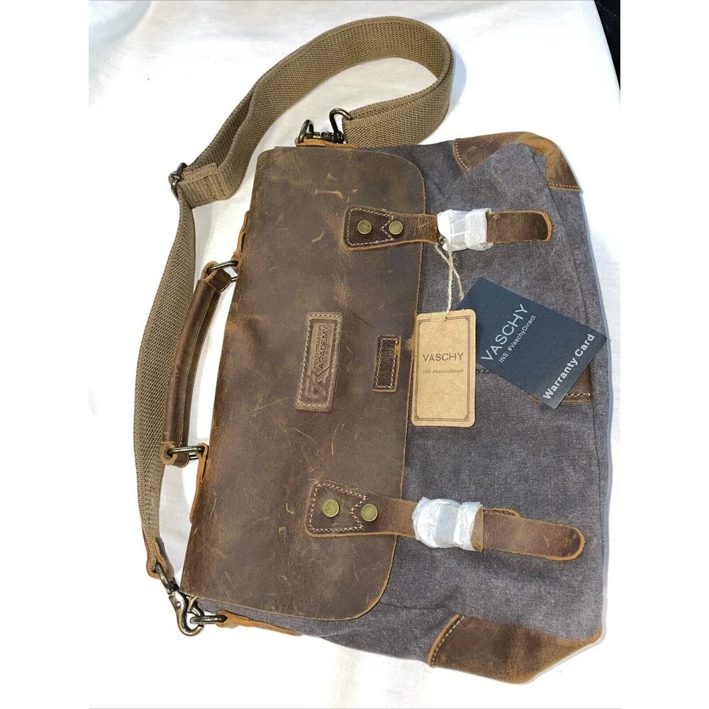 Vaschy Messenger Bag 11x16x4 Shoulder Strp Adjustable Field Training Academy NWT